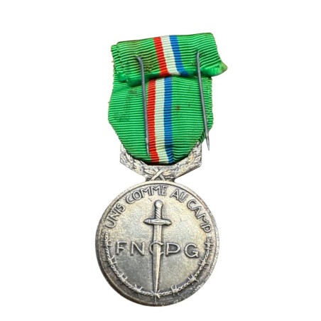 Médaille - Fédération nationale des prisonniers de guerre - ordonnance