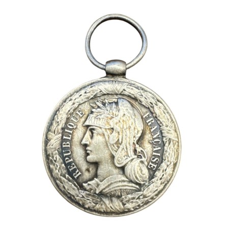 Médaille du Tonkin - 1883-1885 - Type Terre - bélière olive - ordonnance
