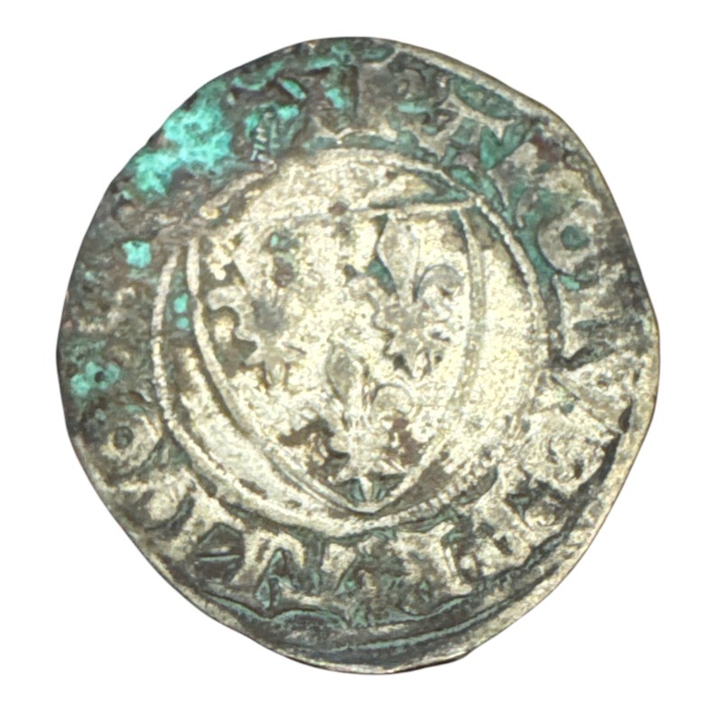 Charles VI - Blanc guénar - billon - B/TB