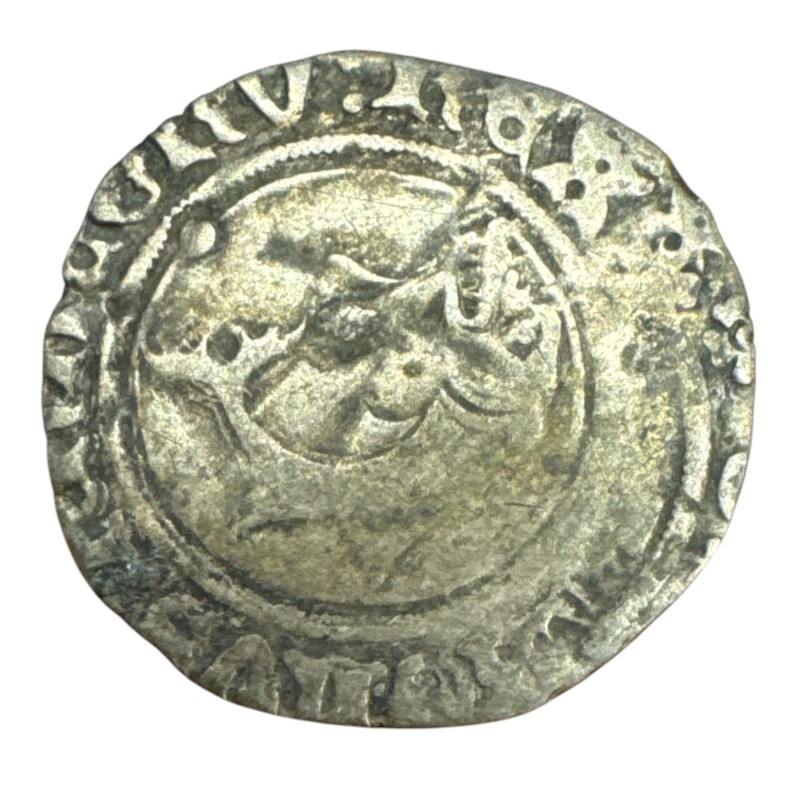 Charles VIII - Liard au dauphin - Dijon - billon - B/TB
