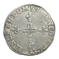 Henri III - Double sol parisis - 1579 O Riom - billon - TB+ 2