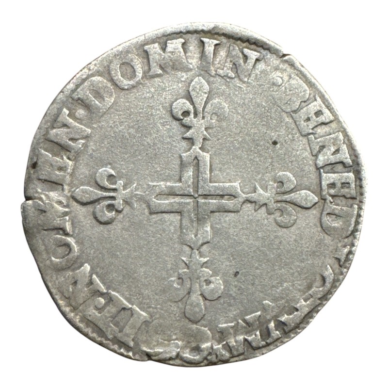 Henri III - Double sol parisis - 1579 O Riom - billon - TB+