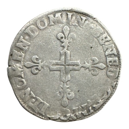 Henri III - Double sol parisis - 1579 O Riom - billon - TB+