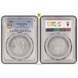 10 Centimes Dupuis - 1908 essai - SP64 - flan épais  2