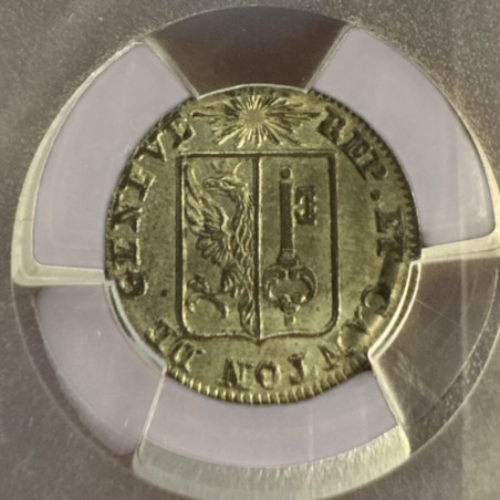 Suisse - 1 Sol 1833 Geneve - PCGS MS63