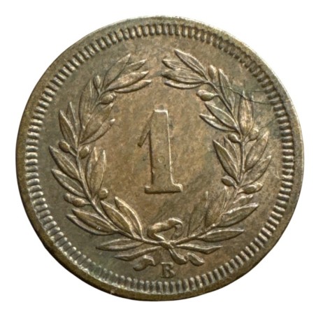 Suisse - 1 Rappen 1870 B - bronze