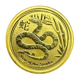 Australie - 15 Dollars 2013 - Année du serpent - or 3,135g 0,999 - 1/10 once or