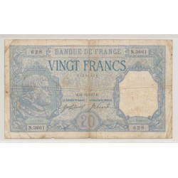 20 Francs Bayard - 31.12.1917