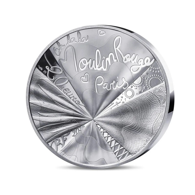 20 Euro 2026 - Moulin Rouge Haut relief - argent belle épreuve