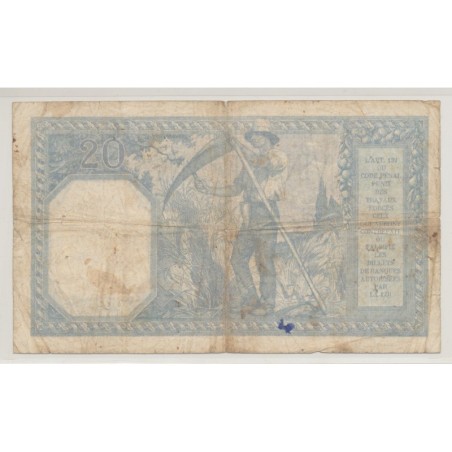 20 Francs Bayard - 31.12.1917
