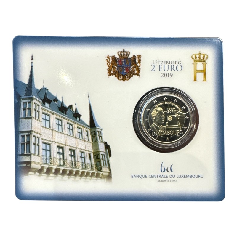 Luxembourg - 2 Euro 2019 coincard - centenaire du suffrage universel