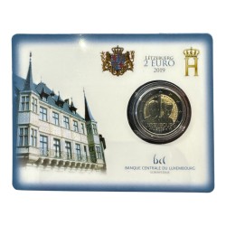Luxembourg - 2 Euro 2019 coincard - centenaire accession trône grande-duchesse Charlotte
