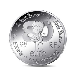 10 Euro 2026 - Petit Prince et le renard - argent belle épreuve colorisée 2