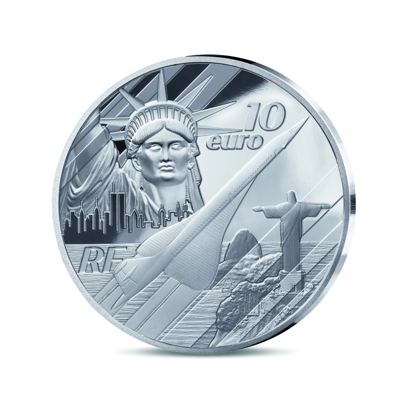 10 Euro 2026 - 50 ans Concorde - argent belle epreuve