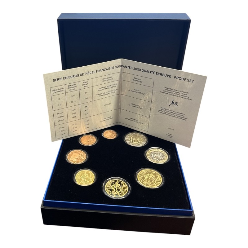 Coffret - belle Epreuve France 2020 - Euro