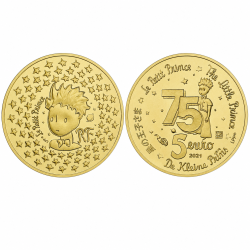 5 Euro 2021 - Le Petit Prince - Or 0,5g 0,999 - 5.000 ex