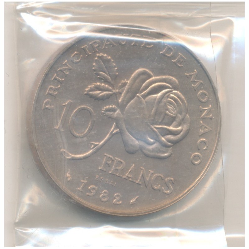 Monaco - 10 Francs 1982 essai - Princesse Grace