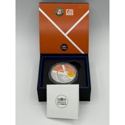 10 Euro 2025 - Rolans Garros - argent colorisé 2