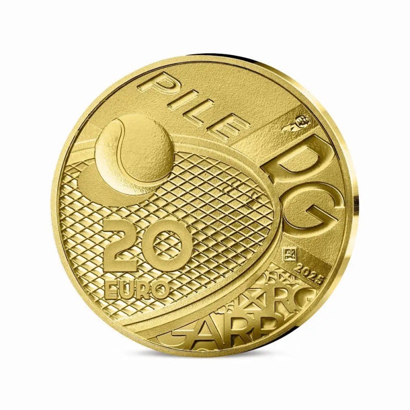 20 Euro 2025 - Roland Garros - 1/10 Once OR