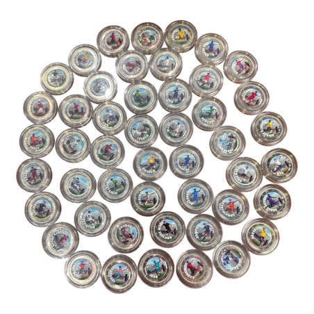 Série de 48 Pièces de 2 Euro en couleurs - Coupe du monde Football 2026 - 48 Pays
