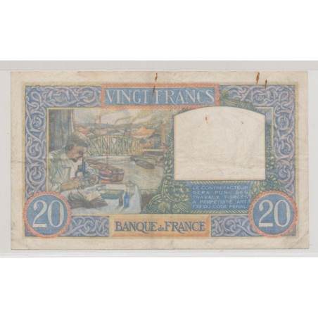 20 Francs Science et travail - 8.01.1942