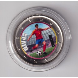 2 Euro - Espagne - coupe du monde Football 2026 - en couleur