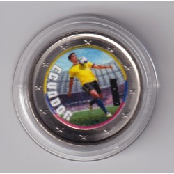 2 Euro - Equateur - coupe du monde Football 2026 - en couleur