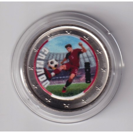 2 Euro - Canada - coupe du monde Football 2026 - en couleur