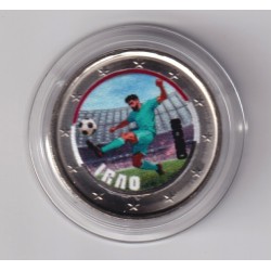 2 Euro - Iraq - coupe du monde Football 2026 - en couleur