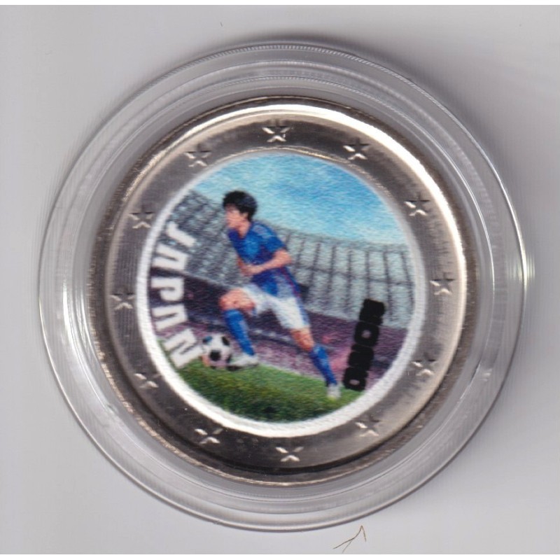 2 Euro - Japon - coupe du monde Football 2026 - en couleur