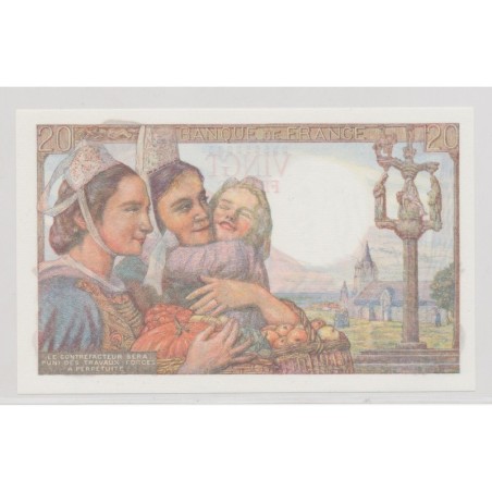 20 francs Pêcheur - 24.09.1942