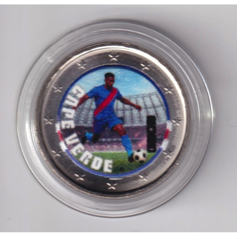 2 Euro - Cap-vert - coupe du monde Football 2026 - en couleur