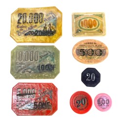 Ensemble de Jetons et plaques - Casino Chatelaillon Plage 2