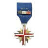 Médaille - Croix combattant de l'Europe - avec agrafe France - Ordonnance
