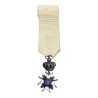 Orde du lys - avec Henri IV - forme couronné - en argent et émail - 29x16mm