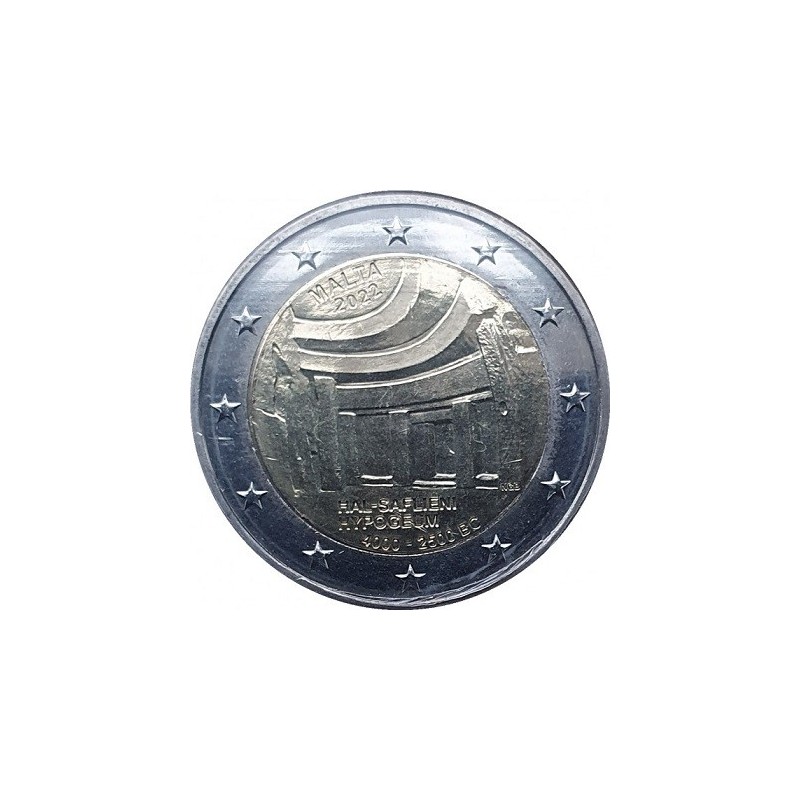 2 euro Malte 2022 - l'Hypogée de Hal Saflieni