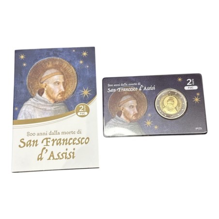 Italie - 2 Euro 2026 - 800e anniversaire de la mort de saint François d'Assise - Brillant Universel