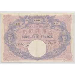 50 Francs Bleu et rose - 8.09.1904