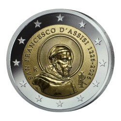Italie - 2 Euro 2026 - 800e anniversaire de la mort de saint François d'Assise - Reverse 2