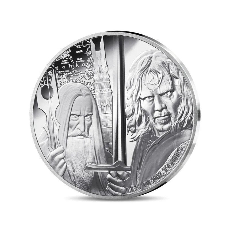 10 Euro 2026 - Les deux tours - Le Seigneur des anneaux - argent BE