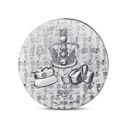 10 Euro 2026 - Elisabeth II - argent BE - 3.000 ex 2