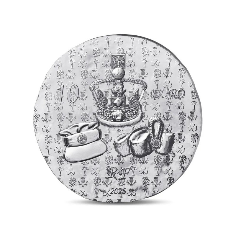 10 Euro 2026 - Elisabeth II - argent BE - 3.000 ex