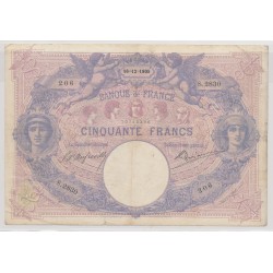 50 Francs Bleu et rose - 16.12.1905