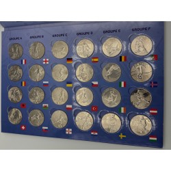 Livret album avec 25 Médailles - UEFA Euro 2016 - Monnaie de Paris