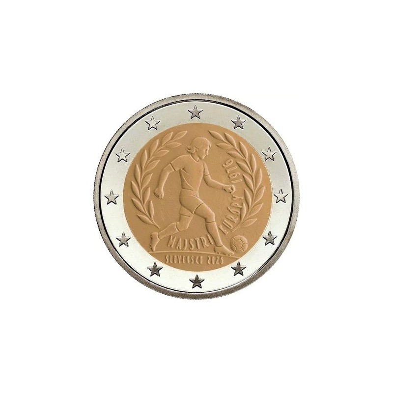 2€ Slovaquie 2026 - 50e anniversaire de la victoire de l'équipe tchécoslovaque de football au Championnat d'Europe 1976