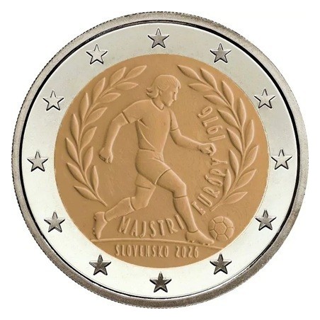 2€ Slovaquie 2026 - 50e anniversaire de la victoire de l'équipe tchécoslovaque de football au Championnat d'Europe 1976