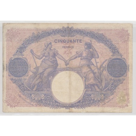 50 Francs Bleu et rose - 16.12.1905