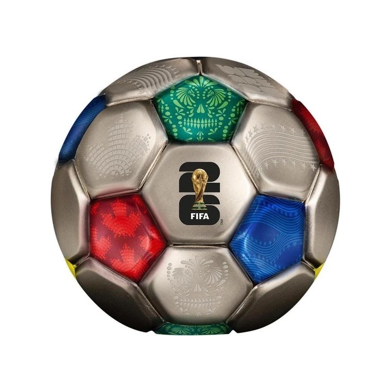 Iles Solomon - Ballon en couleur - Argent 3 once 93,30g - 10 Dollars - Coupe du monde Fifa 2026 - 2.026 ex