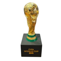 Statuette Coupe du monde de Football 2026 - 5 Once argent plaqué or - FIFA 2026 - 2.026 ex - 85mm