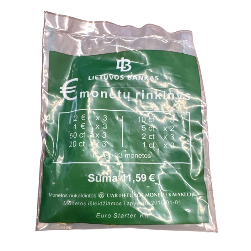 Lituanie - Starter kit euro - 2015